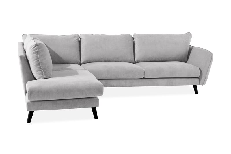 Trend Lyx Schäslongsoffa Vänster - Ljusgrå - Möbler - Soffa - Divansoffa & schäslongsoffa - 4 sits soffa med divan