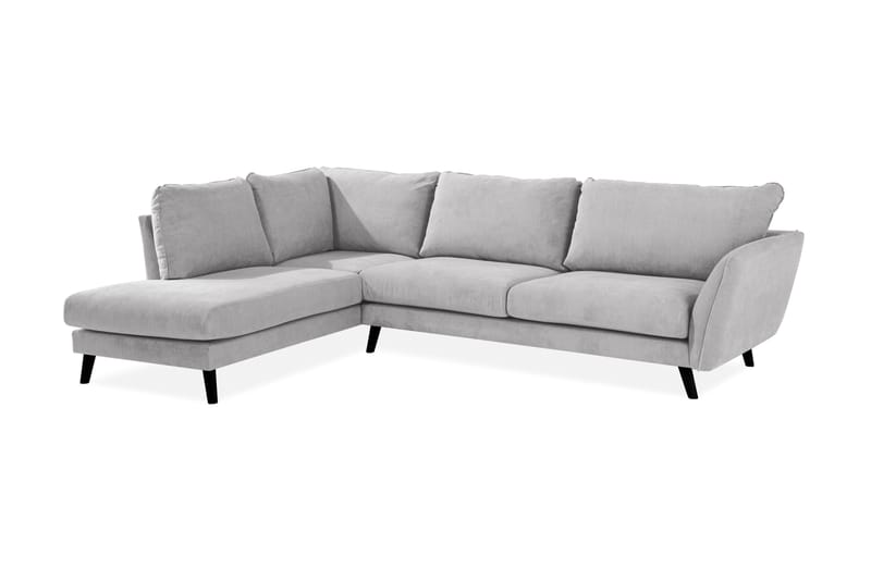 Trend Lyx Schäslongsoffa Vänster - Ljusgrå - Möbler - Soffa - Divansoffa & schäslongsoffa - 4 sits soffa med divan