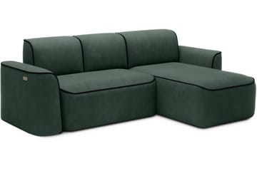Ume 4-sits Soffa med Divan - Grön - Möbler - Soffa - Divansoffa & schäslongsoffa - 4 sits soffa med divan