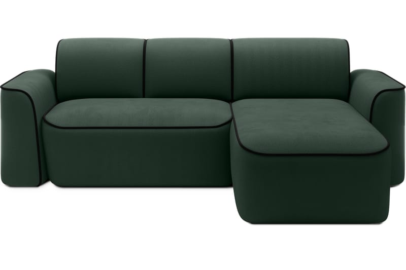 Ume 4-sits Soffa med Divan, Grön