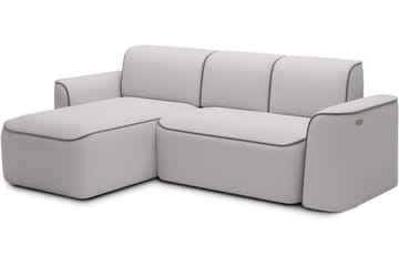 4-sits Soffa med Divan Ume - Grå - Möbler - Soffa - Divansoffa & schäslongsoffa - 4 sits soffa med divan