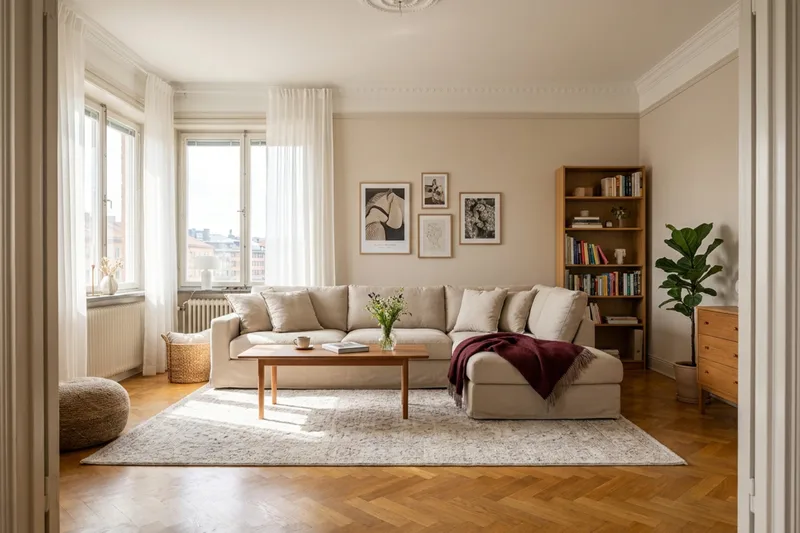 Valencia Extra Djup 4-sits Soffa med Schäslong Höger - Beige - Möbler - Soffa - Divansoffa & schäslongsoffa - 4 sits soffa med divan