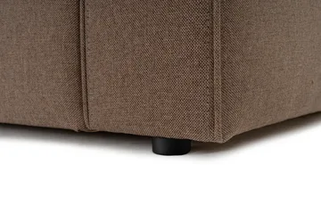 Abbas 4-sits Soffa med Divan - Brun - Möbler - Soffa - Divansoffa & schäslongsoffa - 4 sits soffa med divan