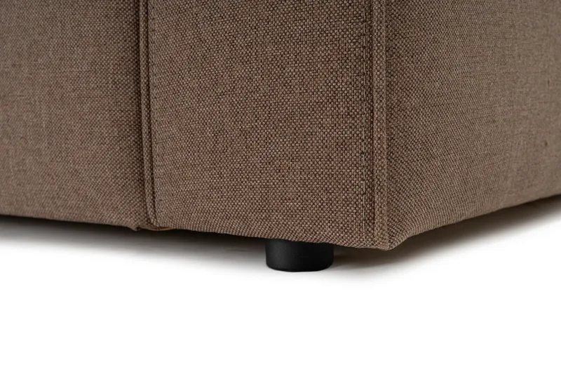 Abbas 4-sits Soffa med Divan - Brun - Möbler - Soffa - Divansoffa & schäslongsoffa - 4 sits soffa med divan