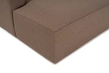 Abbas 4-sits Soffa med Divan - Brun - Möbler - Soffa - Divansoffa & schäslongsoffa - 4 sits soffa med divan