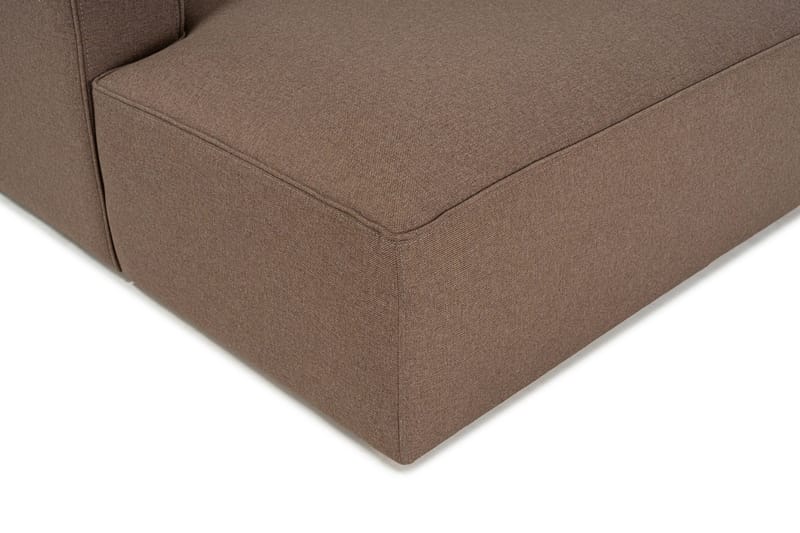 Abbas 4-sits Soffa med Divan - Brun - Möbler - Soffa - Divansoffa & schäslongsoffa - 4 sits soffa med divan