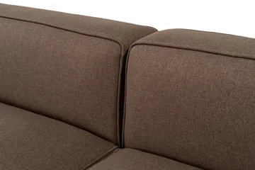 Abbas 4-sits Soffa med Divan - Brun - Möbler - Soffa - Divansoffa & schäslongsoffa - 4 sits soffa med divan