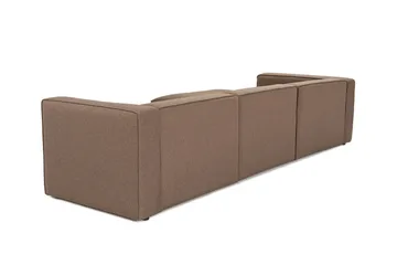 Abbas 4-sits Soffa med Divan - Brun - Möbler - Soffa - Divansoffa & schäslongsoffa - 4 sits soffa med divan
