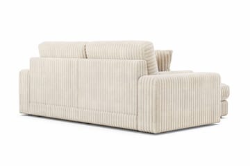 Adelsö by Gynning 3-sits Vändbar L-formad Djup Divansoffa i Manchester - Beige - Möbler - Soffa - Divansoffa & schäslongsoffa - 3 sits soffa med divan