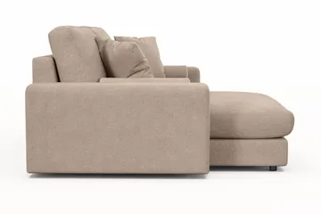 Adelsö by Gynning 3-sits Vändbar L-formad Djup Divansoffa i Tyg - Beige - Möbler - Soffa - Divansoffa & schäslongsoffa - 3 sits soffa med divan
