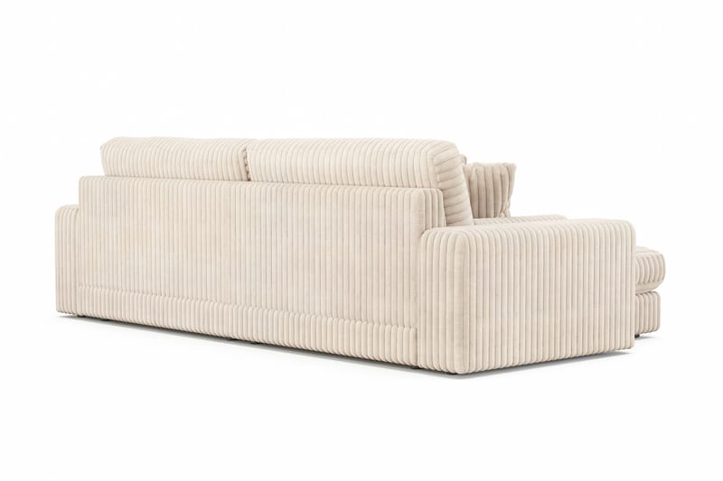 Adelsö by Gynning 4-sits Vändbar L-formad Djup Divansoffa i Manchester - Beige - Möbler - Soffa - Divansoffa & schäslongsoffa - 4 sits soffa med divan