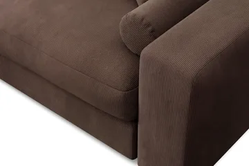 Adelsö by Gynning 4-sits Vändbar L-formad Djup Divansoffa i Manchester - Brun - Möbler - Soffa - Divansoffa & schäslongsoffa - 4 sits soffa med divan