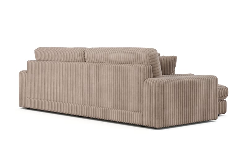 Adelsö by Gynning 4-sits Vändbar L-formad Djup Divansoffa i Manchester - Grå - Möbler - Soffa - Divansoffa & schäslongsoffa - 4 sits soffa med divan