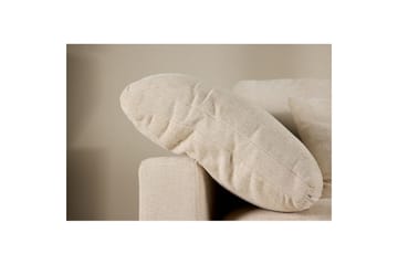 Amalfi Hörnsoffa i Tyg med Skum och Plast, Beige - Beige - Möbler - Soffa - Divansoffa & schäslongsoffa - 3 sits soffa med divan