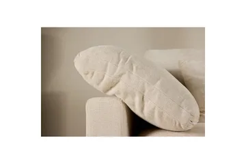 Amalfi Vänstervänd L-formad Hörnsoffa med Divan 297 cm i Tyg - Beige - Möbler - Soffa - Divansoffa & schäslongsoffa - 3 sits soffa med divan