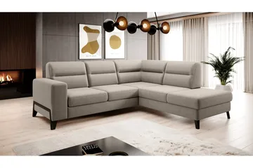Anglika Soffa m. Schäslong 4-sits - Beige - Möbler - Soffa - Divansoffa & schäslongsoffa - 4 sits soffa med divan