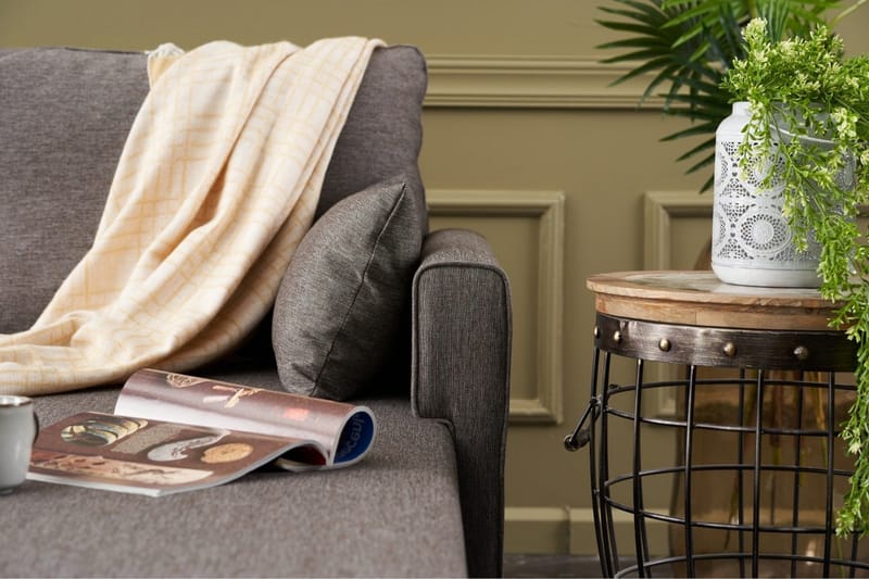 Antigua Divansoffa Höger - Brun - Möbler - Soffa - Divansoffa & schäslongsoffa - 4 sits soffa med divan