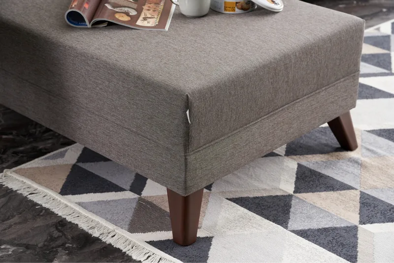 Antigua Divansoffa Vänster - Brun - Möbler - Soffa - Divansoffa & schäslongsoffa - 4 sits soffa med divan