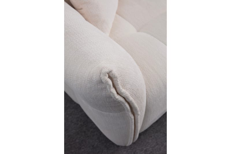 Azzo 4-sits Soffa med Divan - Vit - Möbler - Soffa - Divansoffa & schäslongsoffa - 4 sits soffa med divan