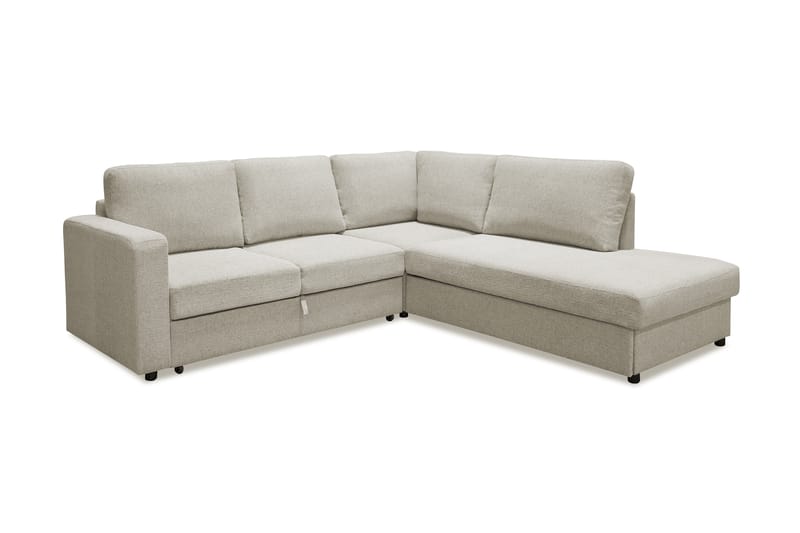 Bäddsoffa Achillea Beige - Beige|Grå - Möbler - Soffa - Divansoffa & schäslongsoffa - 4 sits soffa med divan