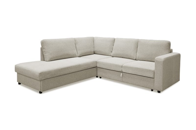 Bäddsoffa Achillea Beige - Beige|Grå - Möbler - Soffa - Divansoffa & schäslongsoffa - 4 sits soffa med divan