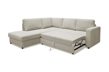 Bäddsoffa Achillea Beige - Beige|Grå - Möbler - Soffa - Divansoffa & schäslongsoffa - 4 sits soffa med divan