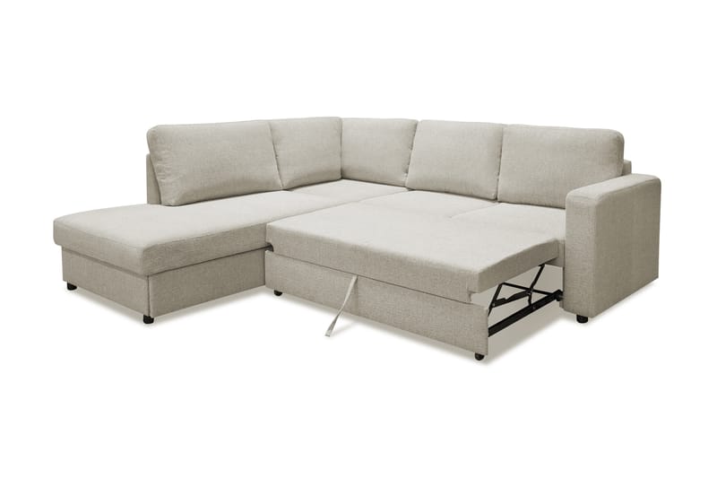 Bäddsoffa Achillea Beige - Beige|Grå - Möbler - Soffa - Divansoffa & schäslongsoffa - 4 sits soffa med divan