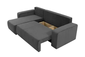 Barile Soffa med Divan 3-sits - Blå - Möbler - Soffa - Divansoffa & schäslongsoffa - 3 sits soffa med divan