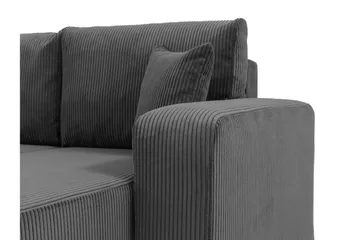 Barile Soffa med Divan 3-sits - Blå - Möbler - Soffa - Divansoffa & schäslongsoffa - 3 sits soffa med divan