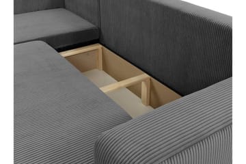 Barile Soffa med Divan 3-sits - Ljusgrå - Möbler - Soffa - Divansoffa & schäslongsoffa - 3 sits soffa med divan