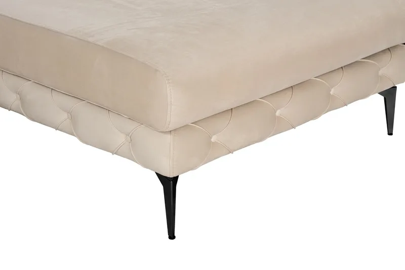 Beachport 3-sits Soffa med Divan Höger - Beige - Möbler - Soffa - Divansoffa & schäslongsoffa - 3 sits soffa med divan