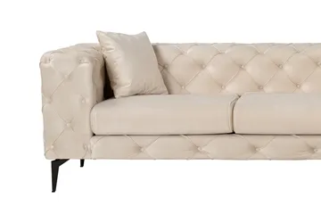 Beachport 3-sits Soffa med Divan Höger - Beige - Möbler - Soffa - Divansoffa & schäslongsoffa - 3 sits soffa med divan