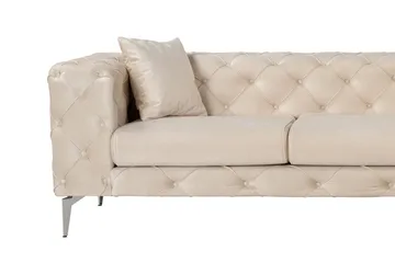 Beachport 3-sits Soffa med Divan Höger - Beige - Möbler - Soffa - Divansoffa & schäslongsoffa - 3 sits soffa med divan