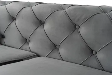 Beachport 3-sits Soffa med Divan Vänster - Antracit - Möbler - Soffa - Divansoffa & schäslongsoffa - 3 sits soffa med divan