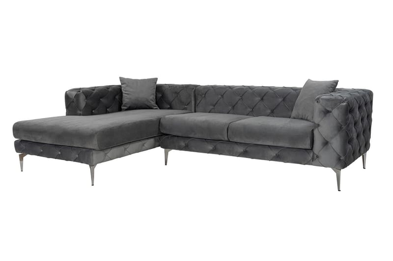 Beachport 3-sits Soffa med Divan Vänster - Antracit - Möbler - Soffa - Divansoffa & schäslongsoffa - 3 sits soffa med divan