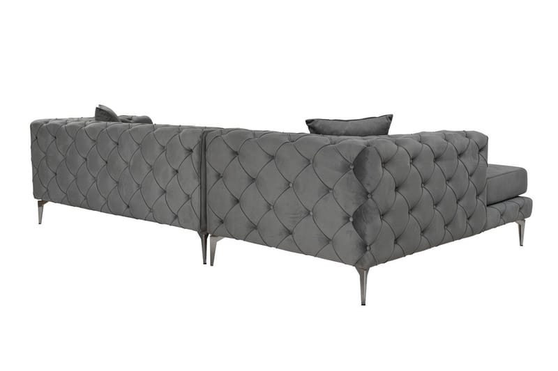 Beachport 3-sits Soffa med Divan Vänster - Antracit - Möbler - Soffa - Divansoffa & schäslongsoffa - 3 sits soffa med divan