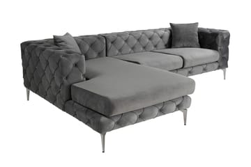 Beachport 3-sits Soffa med Divan Vänster - Antracit - Möbler - Soffa - Divansoffa & schäslongsoffa - 3 sits soffa med divan