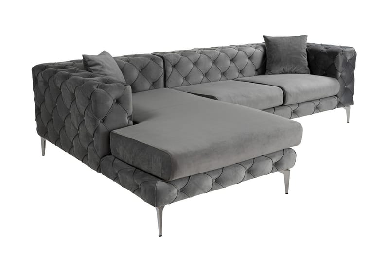 Beachport 3-sits Soffa med Divan Vänster - Antracit - Möbler - Soffa - Divansoffa & schäslongsoffa - 3 sits soffa med divan