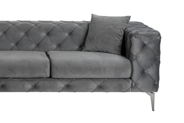 Beachport 3-sits Soffa med Divan Vänster - Antracit - Möbler - Soffa - Divansoffa & schäslongsoffa - 3 sits soffa med divan