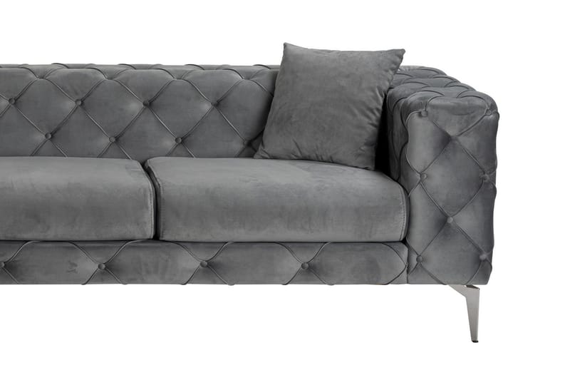 Beachport 3-sits Soffa med Divan Vänster - Antracit - Möbler - Soffa - Divansoffa & schäslongsoffa - 3 sits soffa med divan
