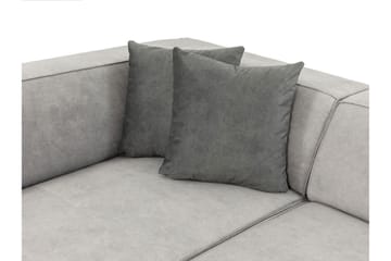 Bezvez 6-sits Soffa Höger - Ljusgrå - Möbler - Soffa - Divansoffa & schäslongsoffa - 4 sits soffa med divan