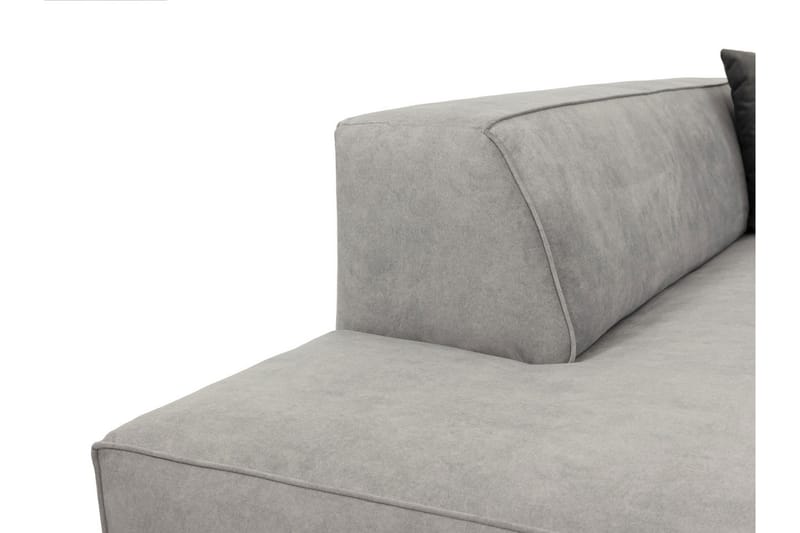 Bezvez 6-sits Soffa Vänster - Beige - 4 sits soffa med divan - Sammetssoffa - Divansoffa & schäslongsoffa