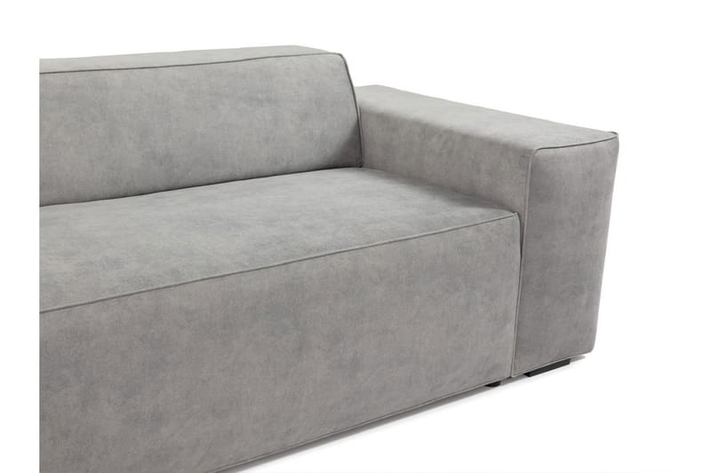 Bezvez 6-sits Soffa Vänster - Beige - 4 sits soffa med divan - Sammetssoffa - Divansoffa & schäslongsoffa