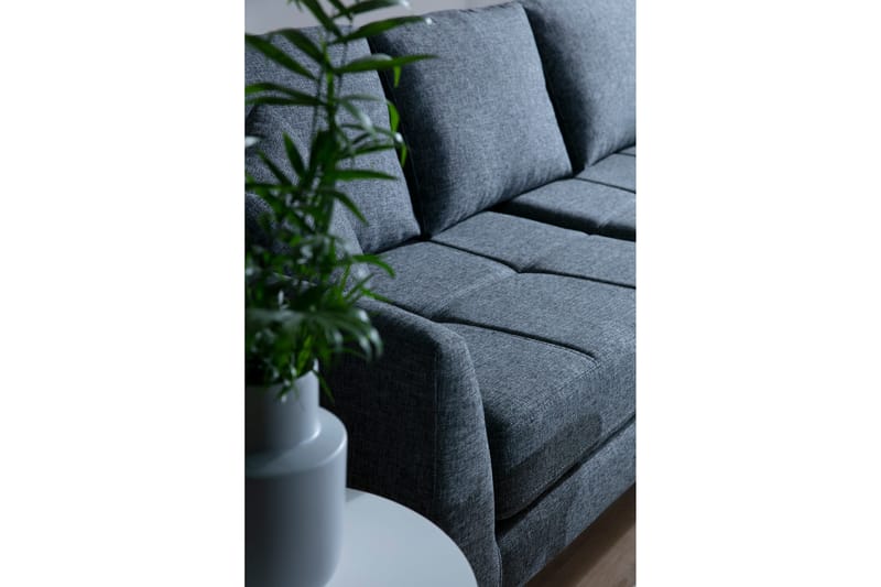 Bouchelle Hörnsoffa med Divan Höger - Grå - Möbler - Soffa - Divansoffa & schäslongsoffa