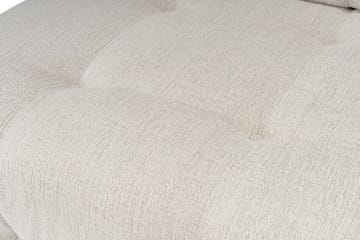Bubblig Divansoffa 3-sits Belgin 315 cm med utfällbara armstöd och ryggstöd - Ljusbeige - Möbler - Soffa - Divansoffa & schäslongsoffa - 4 sits soffa med divan