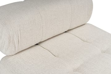 Bubblig Divansoffa 3-sits Belgin 315 cm med utfällbara armstöd och ryggstöd - Ljusbeige - Möbler - Soffa - Divansoffa & schäslongsoffa - 4 sits soffa med divan