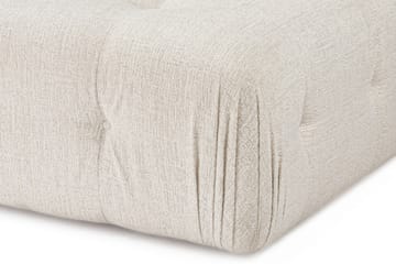 Bubblig Divansoffa 3-sits Belgin 315 cm med utfällbara armstöd och ryggstöd - Ljusbeige - Möbler - Soffa - Divansoffa & schäslongsoffa - 4 sits soffa med divan
