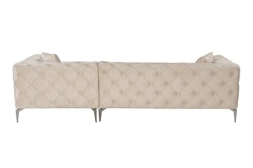 Canunda 3-sits Soffa med Divan Höger - Beige - Möbler - Soffa - Divansoffa & schäslongsoffa - 3 sits soffa med divan