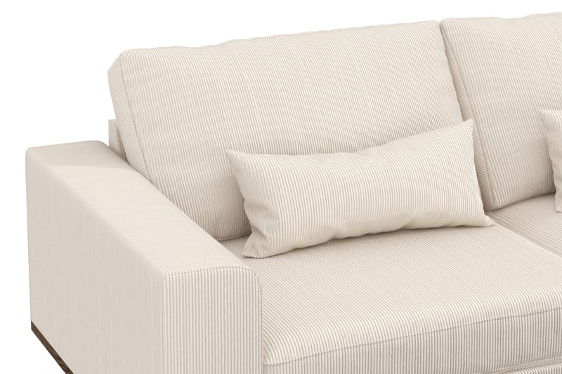 Copenhagen 4-sits Högervänd L-formad Divansoffa i Manchester - Beige - Möbler - Soffa - Divansoffa & schäslongsoffa - 4 sits soffa med divan