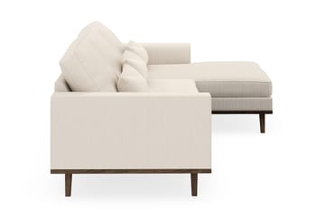 Copenhagen 4-sits Högervänd L-formad Divansoffa i Manchester - Beige - Möbler - Soffa - Divansoffa & schäslongsoffa - 4 sits soffa med divan